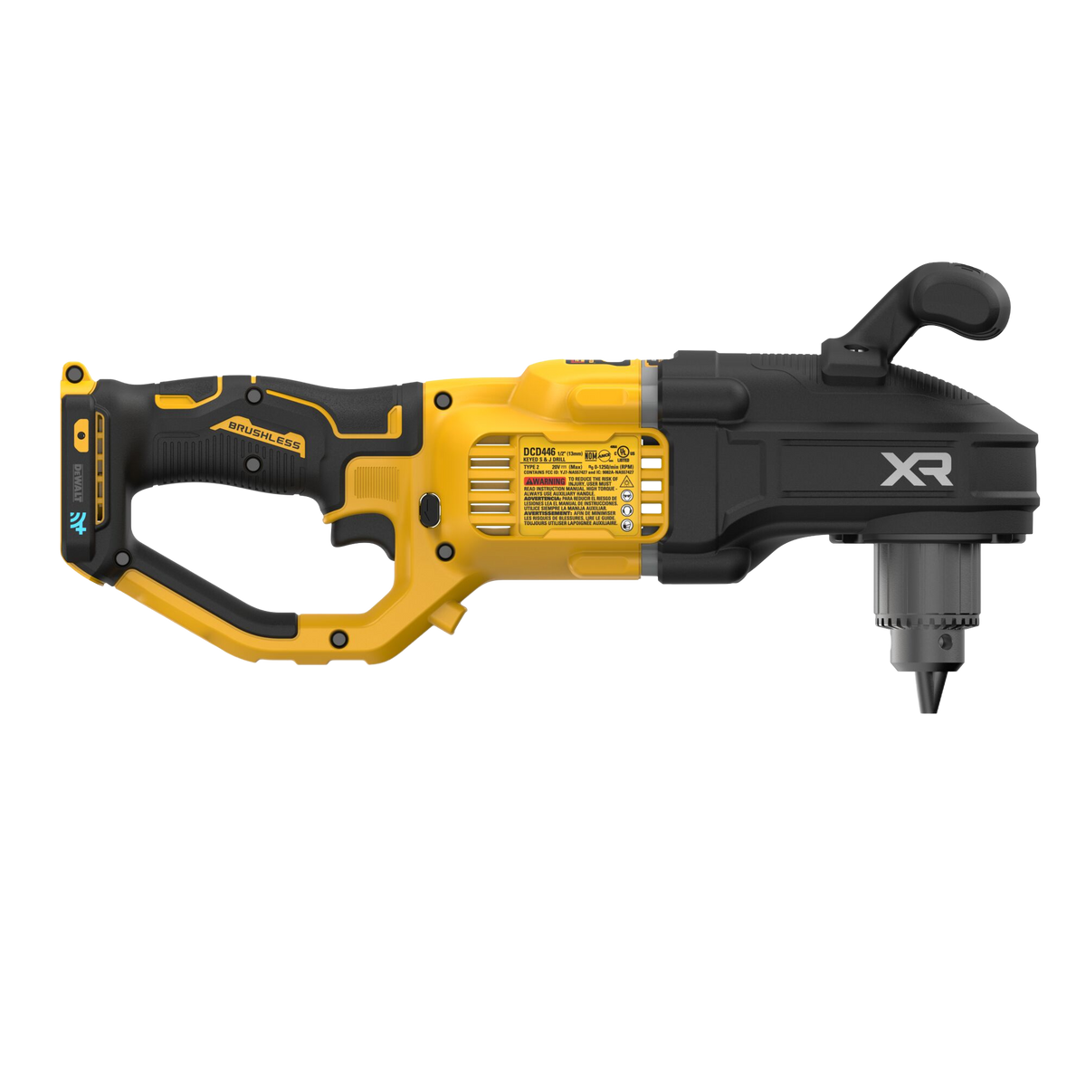 DEWALT 20V MAX* XR® Brushless Cordless 1/2" Compact Stud & Joist Drill (Tool Only)