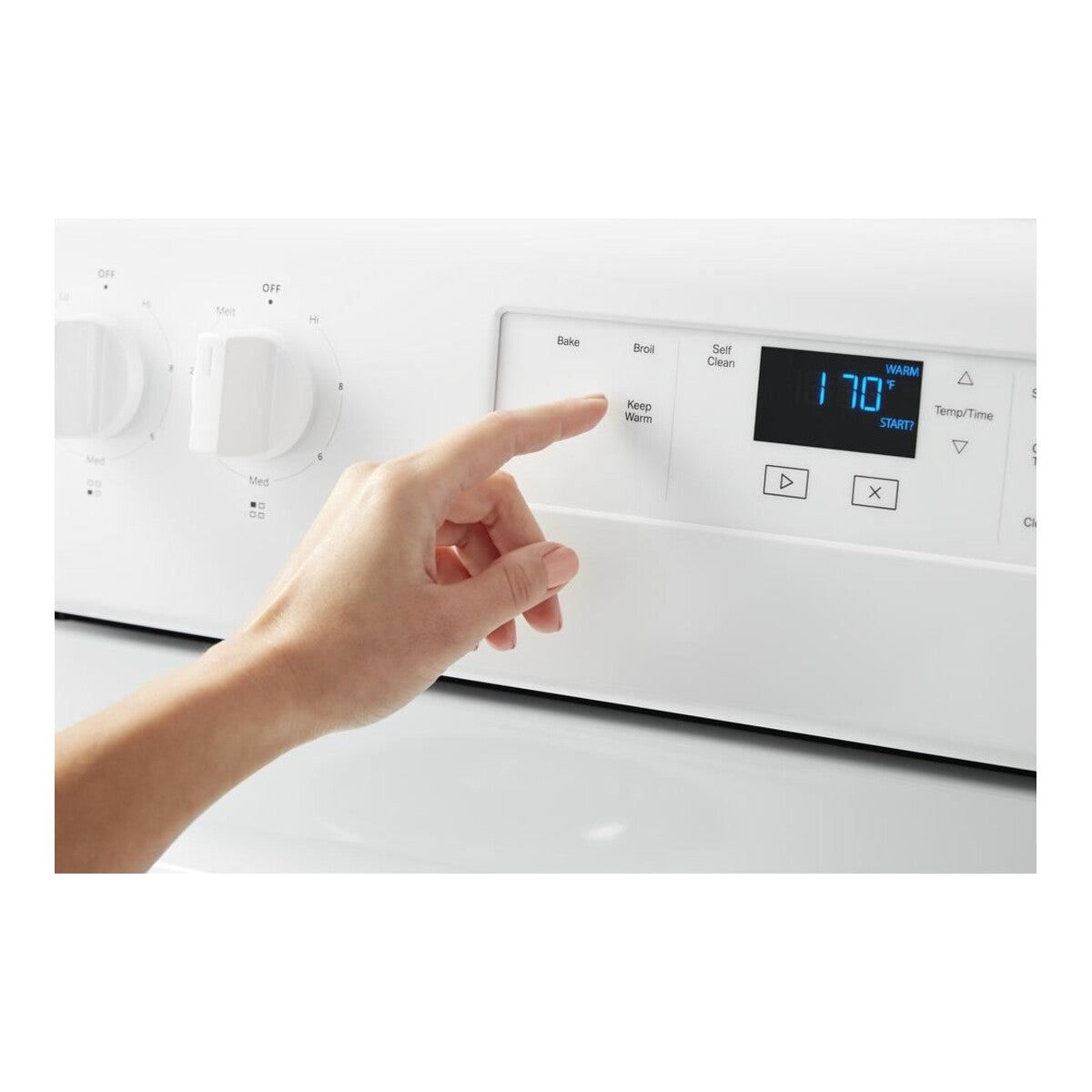 4.8 cu. ft. Electric Range with Keep Warm setting