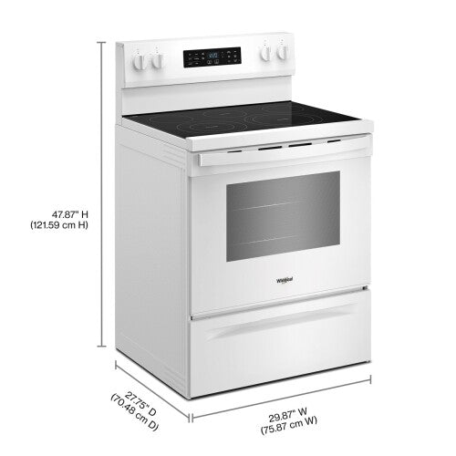 30-inch Electric Range with Air Cooking Technology