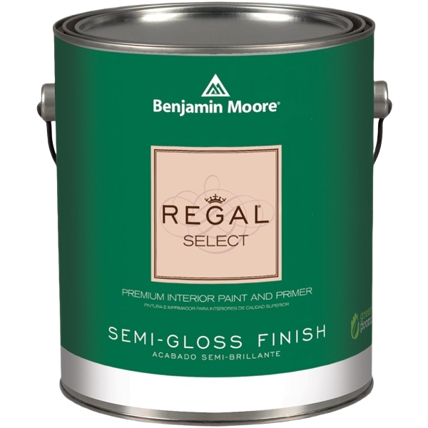 Benjamin Moore Regal Select 1-qt. semi-gloss interior wall paint can for home improvement projects