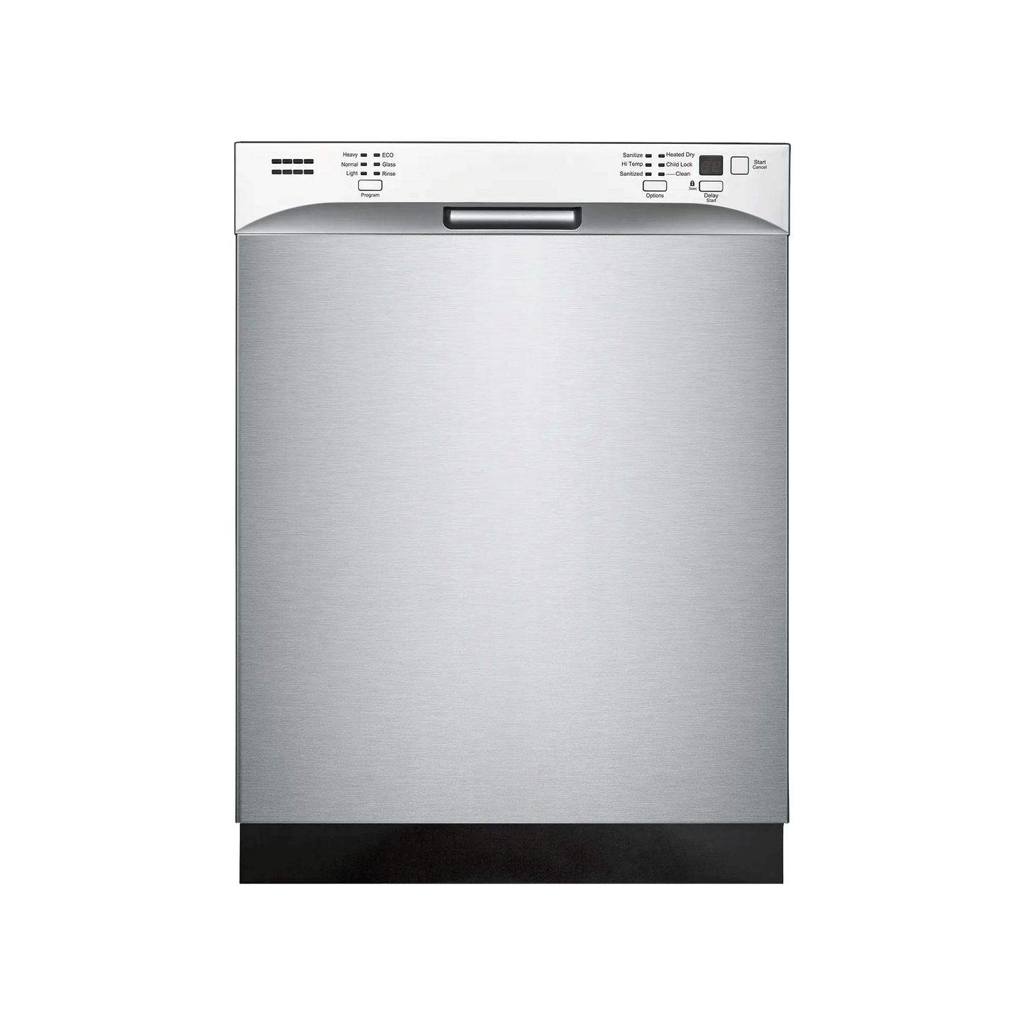 Element Electronics 24" Front Control Built-in Dishwasher - Stainless Steel (ENB6632PEBS)