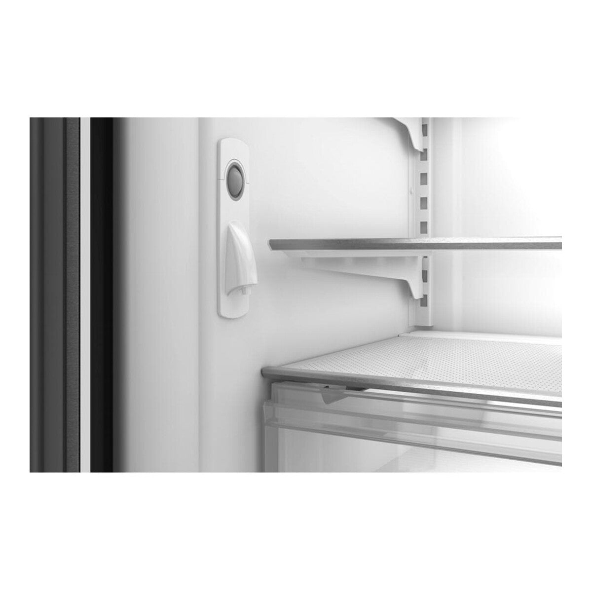 22 Cu. Ft. 33-Inch Bottom Mount Refrigerator with Right Door Swing in PrintShield® Stainless Steel