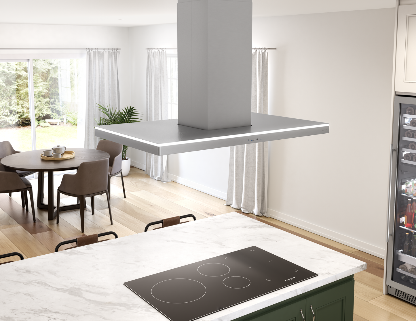 Luce Island Hood 90cm LED 600 CFM ACT