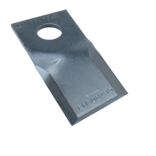 Durable black replacement blade with mounting hole designed for outdoor tools and home improvement tasks