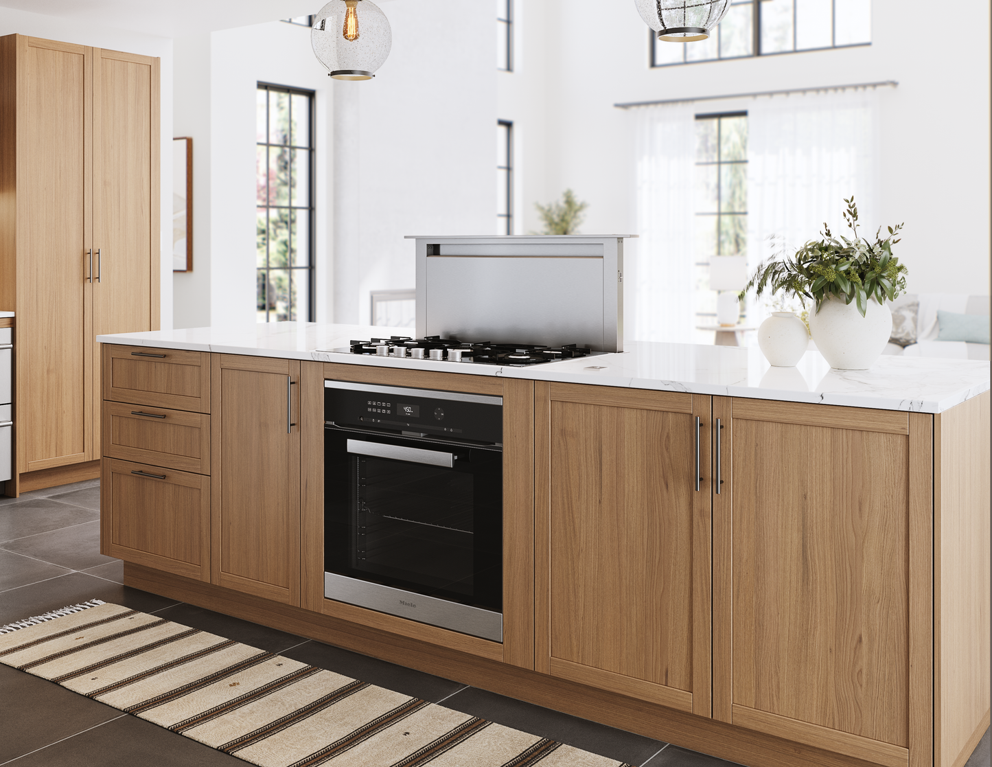 Treviso Downdraft, 14in Rise, 30in, SS