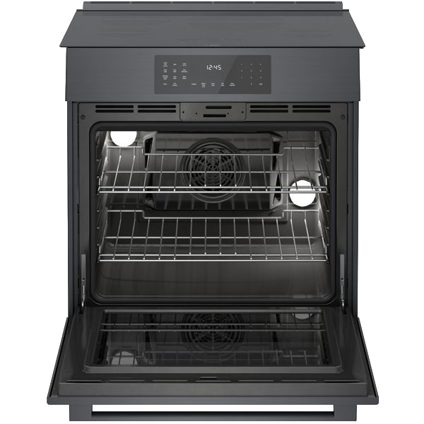 800 Series, Induction Slide-in Range, 30'', Black Stainless Steel