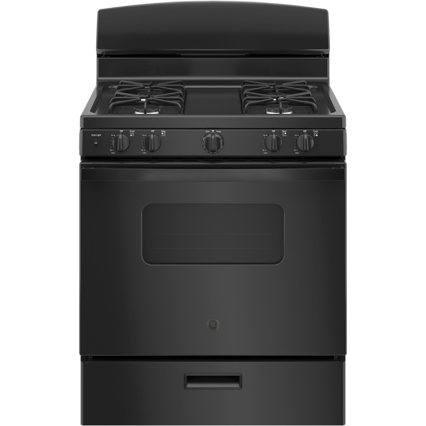GE® 30" Free-Standing Front Control Gas Range