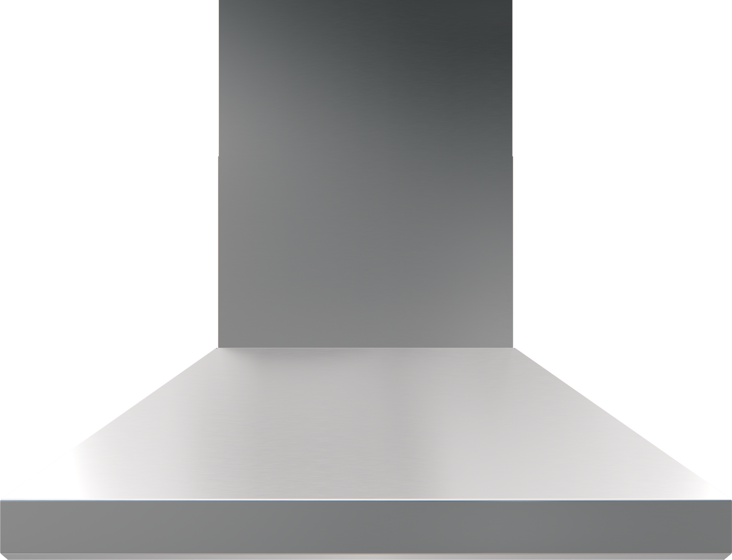 48-inch stainless steel chimney range hood with sleek modern design in Over the Range Hoods collection