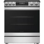 6.1 CF / 30" Gas Slide-In Range, Convection, AirFry