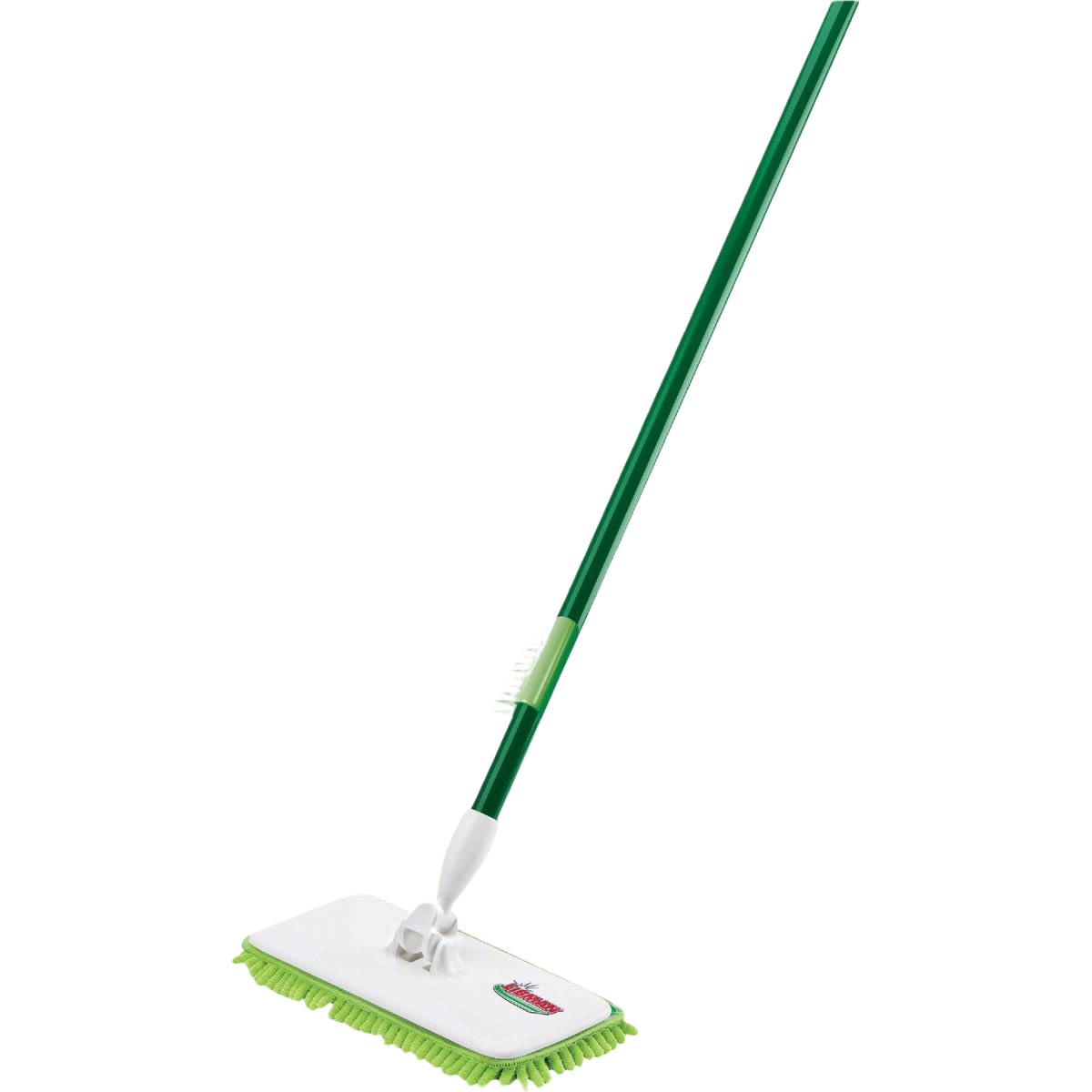 Libman nylon floor dust mop with green handle and microfiber dusting surface for cleaning tools and floor care supplies