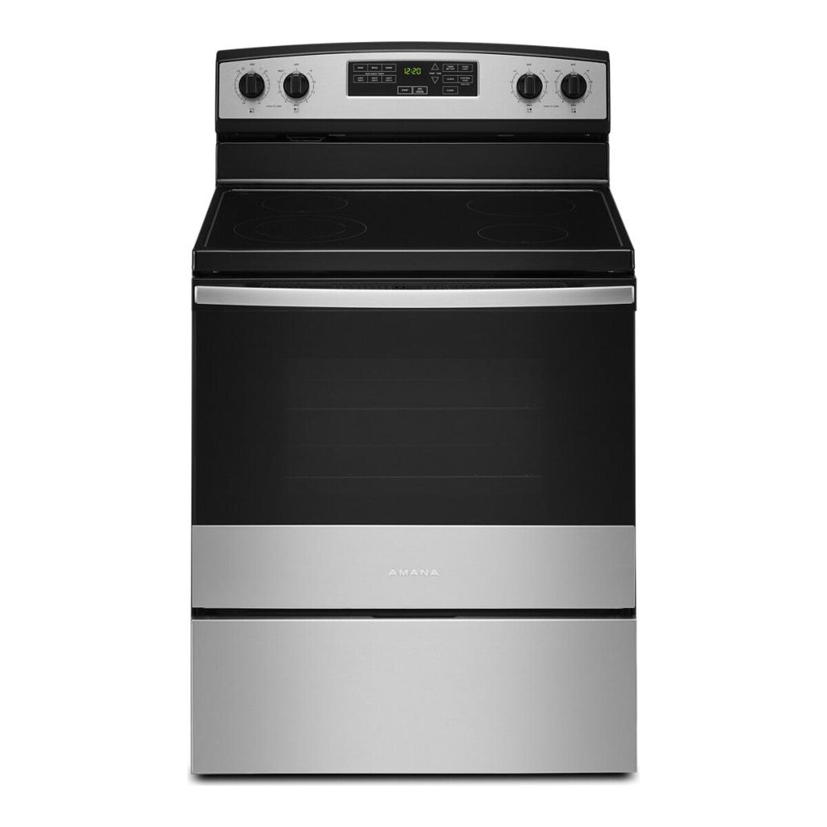 30-inch Amana® Electric Range with Extra-Large Oven Window