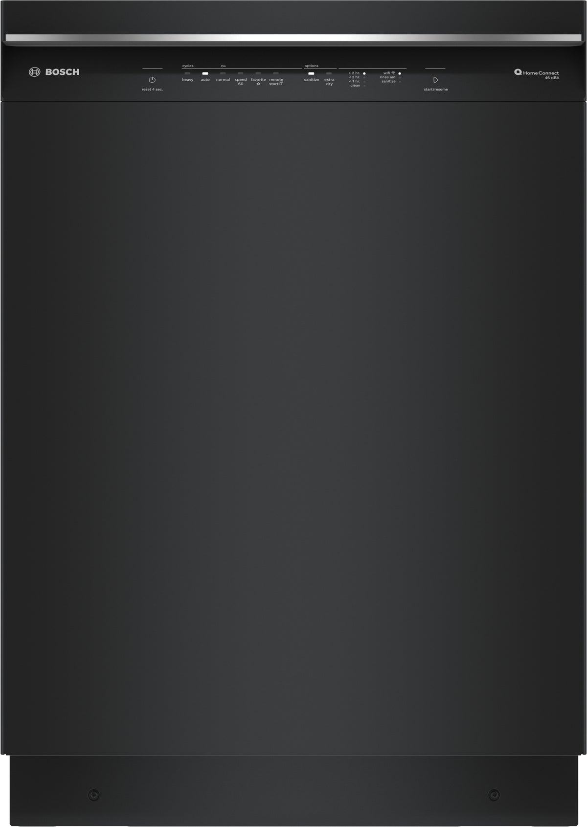 300 Series, Dishwasher, 24'', Black