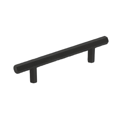 Matte black geometric cabinet pull bar in hardware and furniture accessories for home improvement under $50 collections