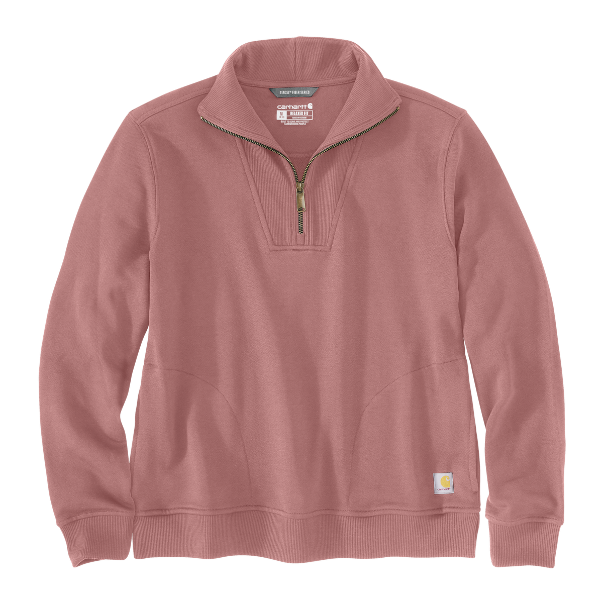 Carhartt Women's TENCEL Fiber Series Relaxed Fit Half-Zip Sweatshirt