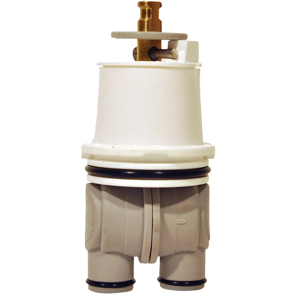 Replacement faucet cartridge with brass stem and plastic assembly for plumbing repair and faucet parts under $50 collections