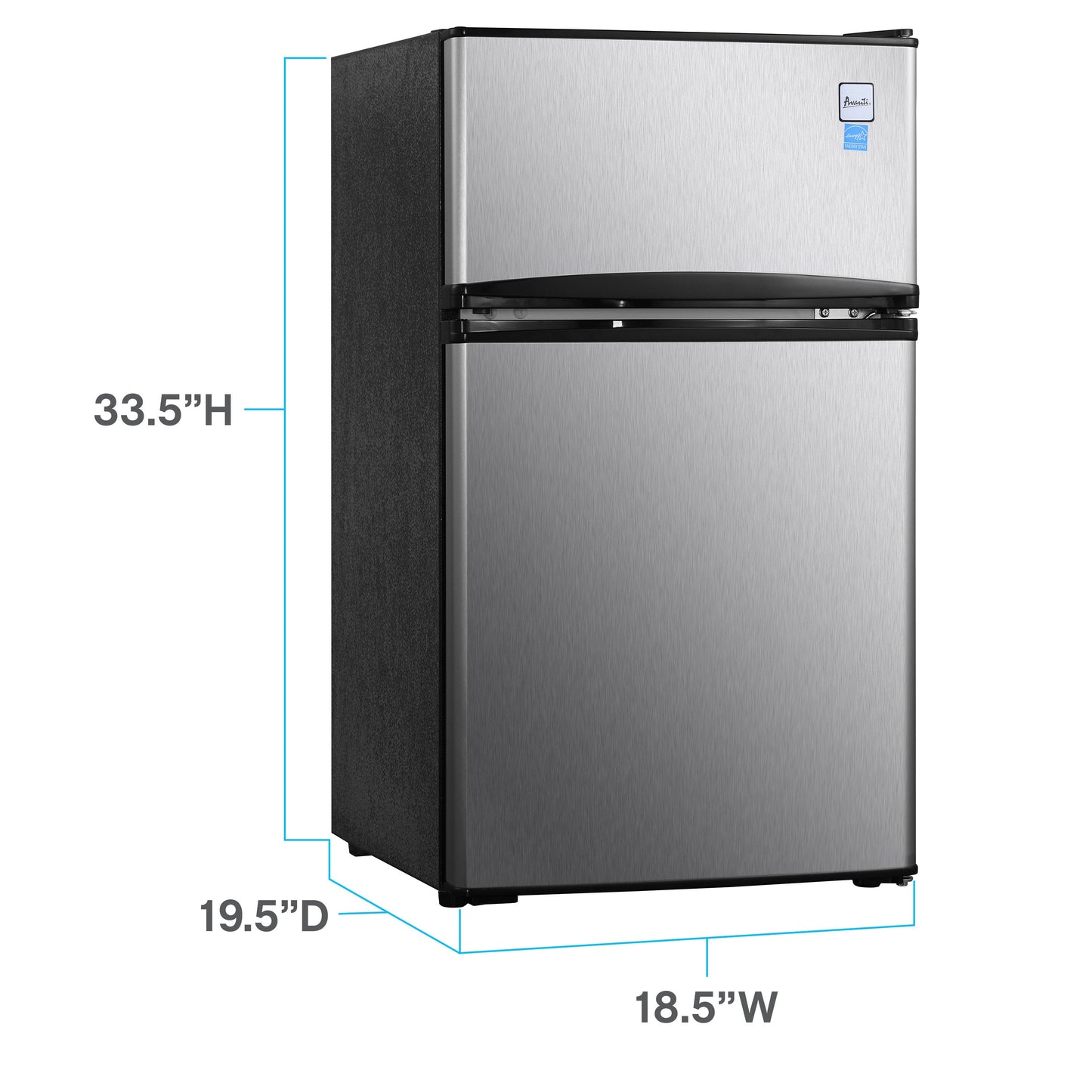 Avanti 3.1 cu. ft. Compact Refrigerator - Stainless Steel