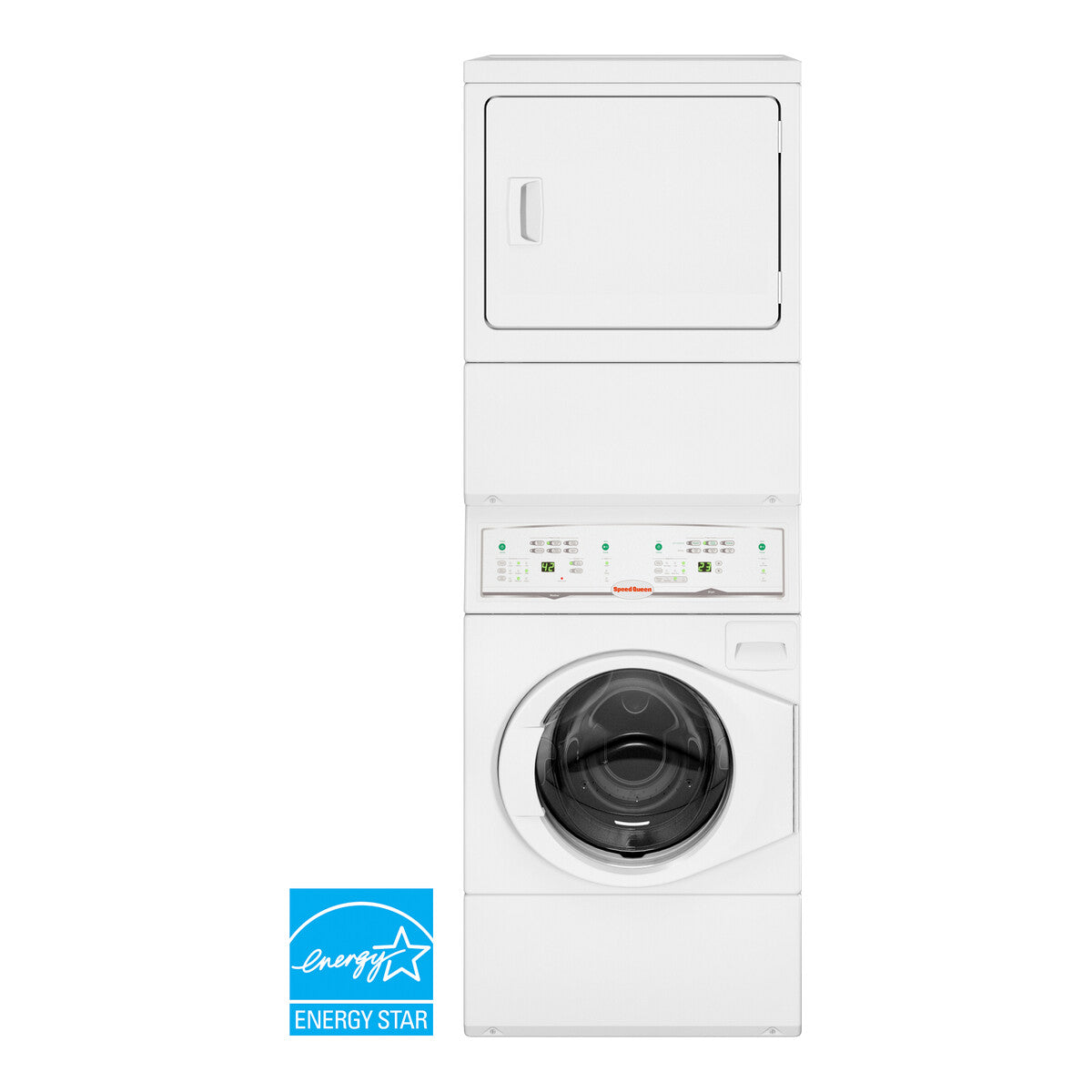 Speed Queen 27 in. Commercial Stacked Washer/Electric Dryer, Non-Vended LTEE5ASP179TW01