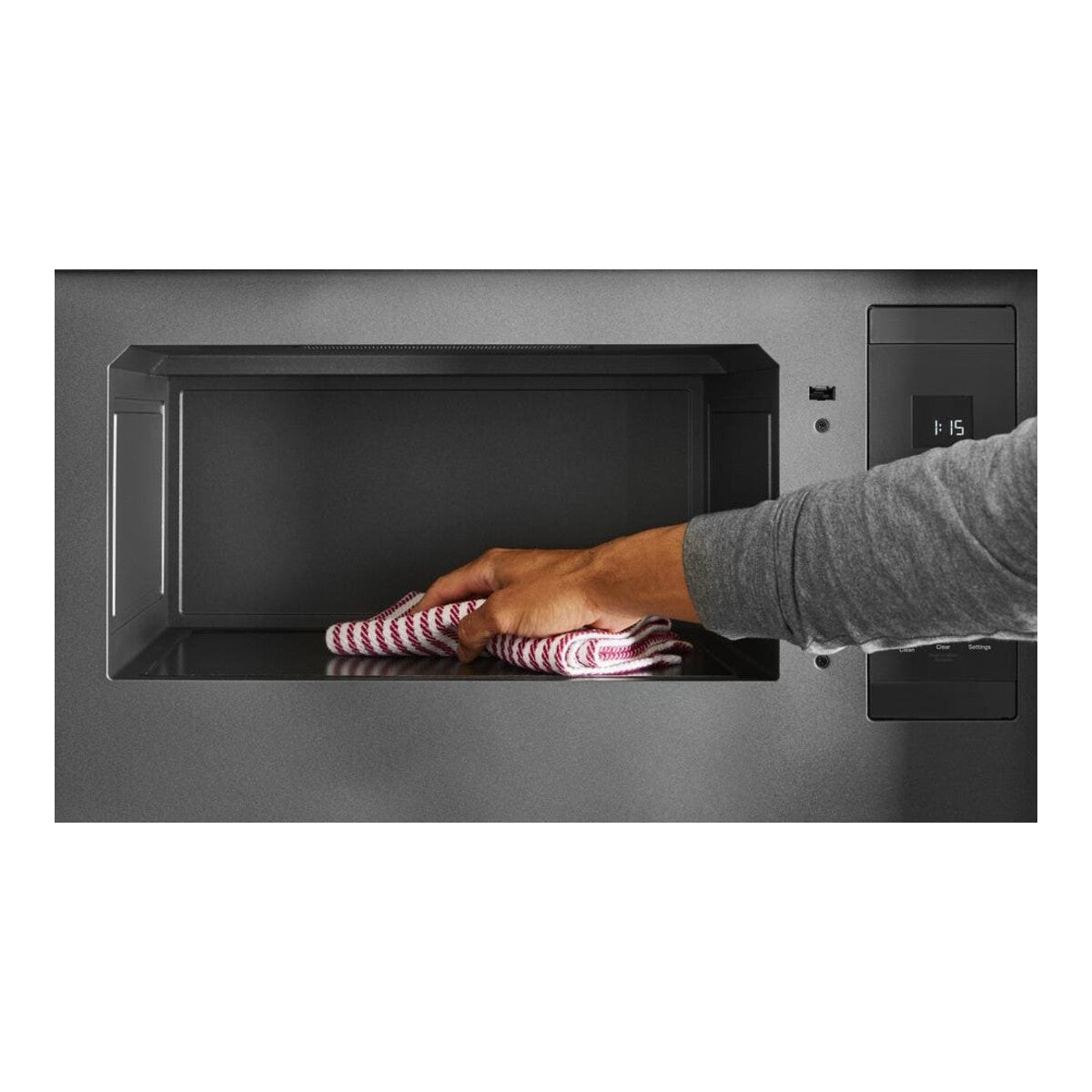 Over-The-Range Microwave with Flush Built-In Design