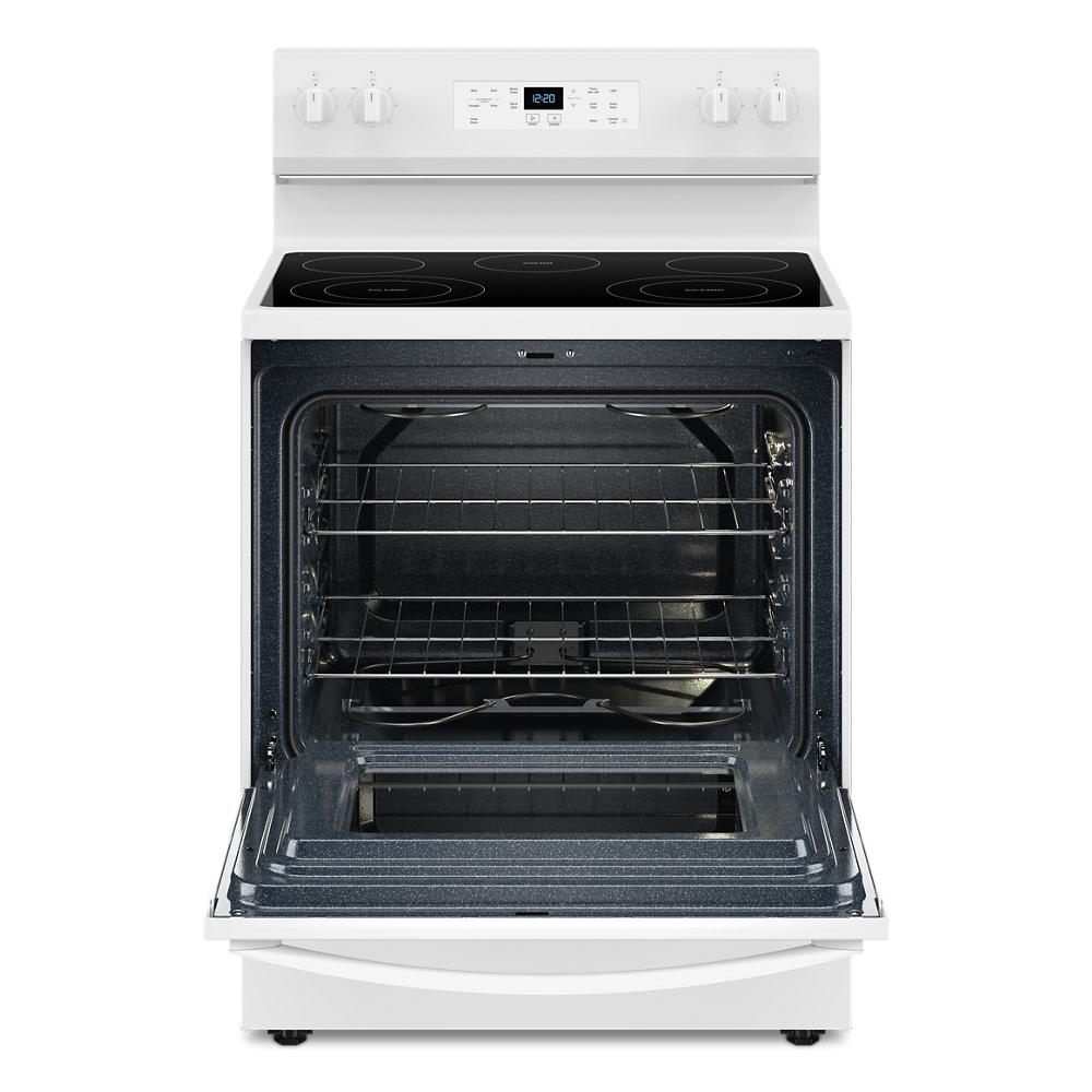 30-inch Electric Range with No Preheat Mode and Steam Clean