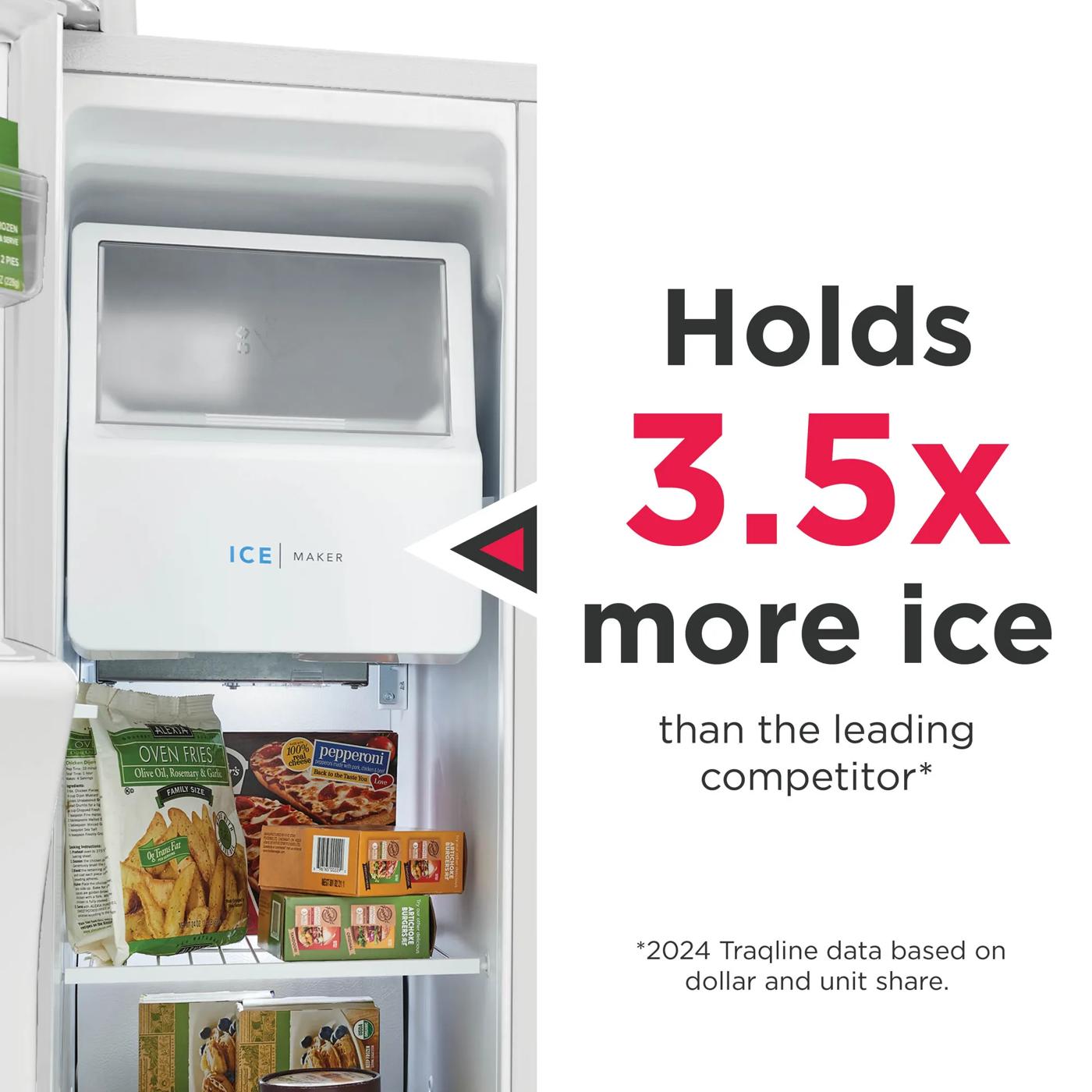 26 Cu. Ft. 36" Standard Depth Side by Side Refrigerator