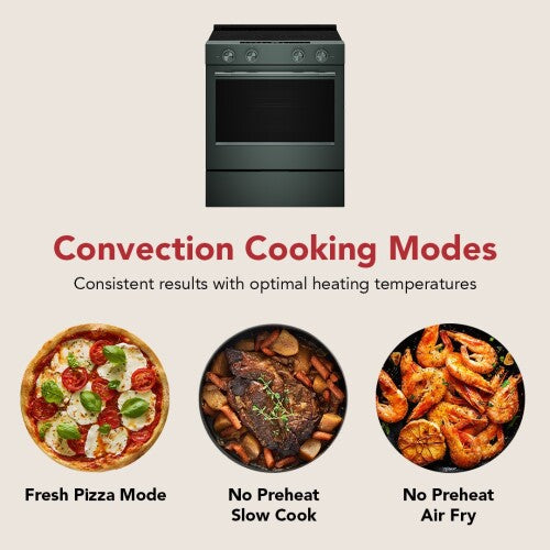 5.3 Cu. Ft. Smart Slide-in Electric Range with Two Even-Heat™ Hyper Elements and Convection Cooking Modes