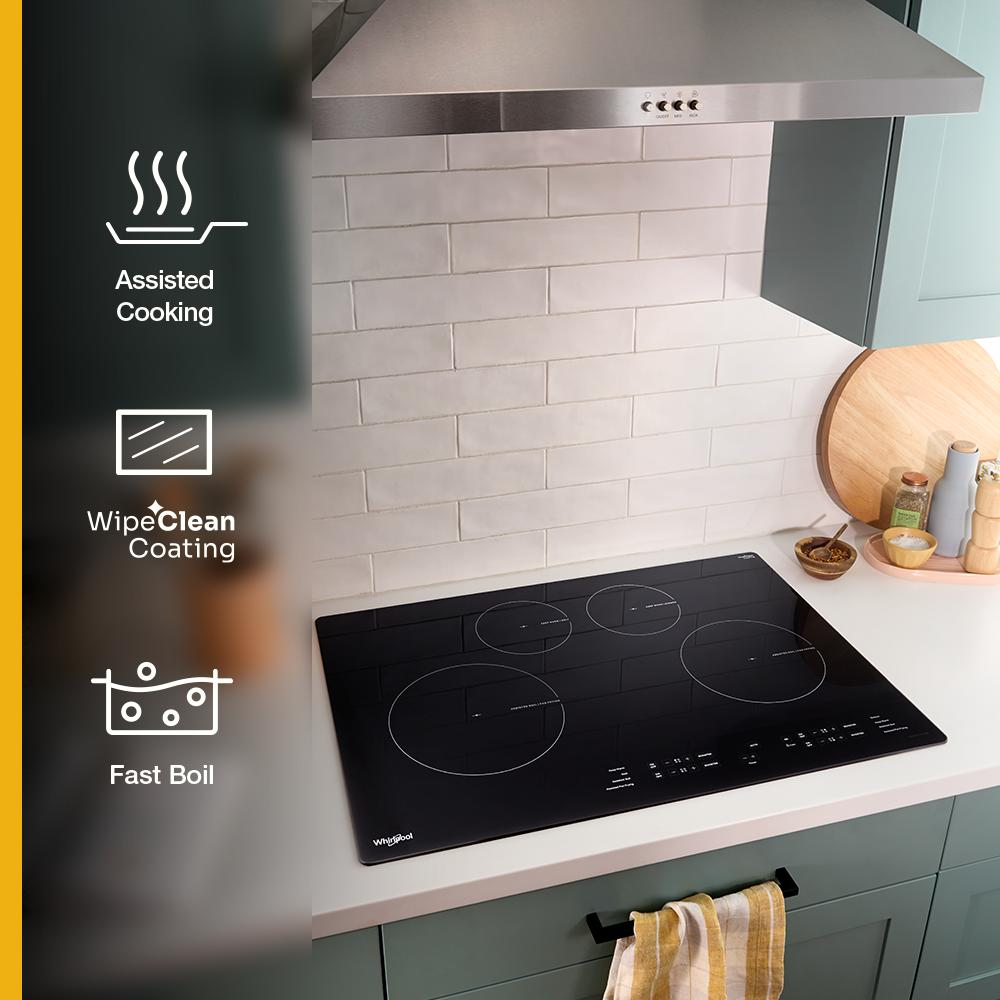30" Induction Cooktop with WipeClean™ Coating - 4 Elements