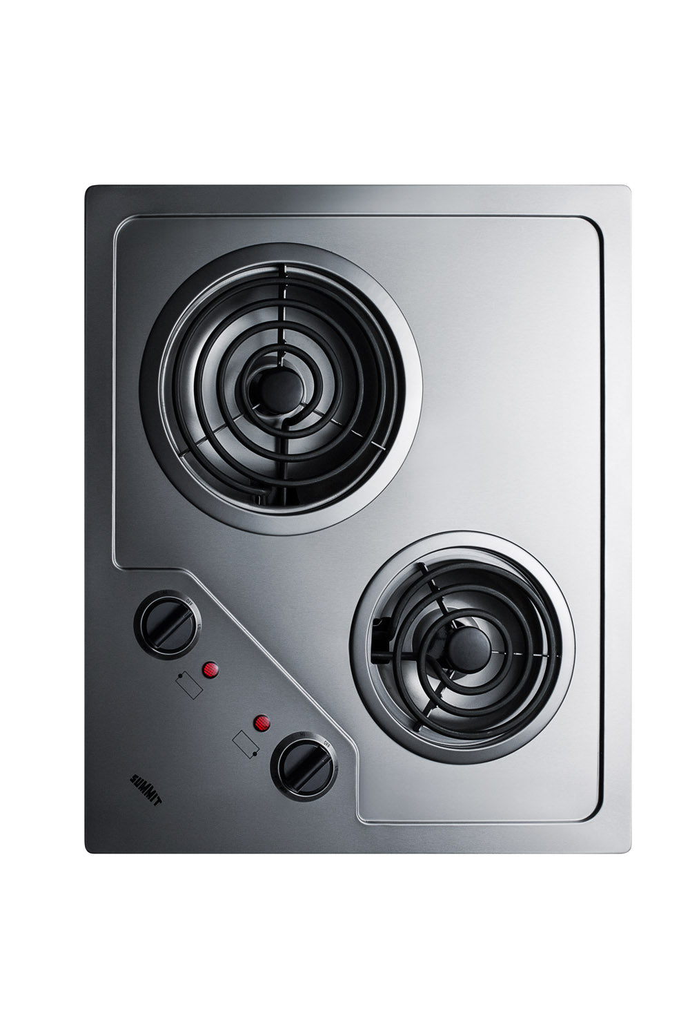 21" Wide 230V 2-Burner Coil Cooktop