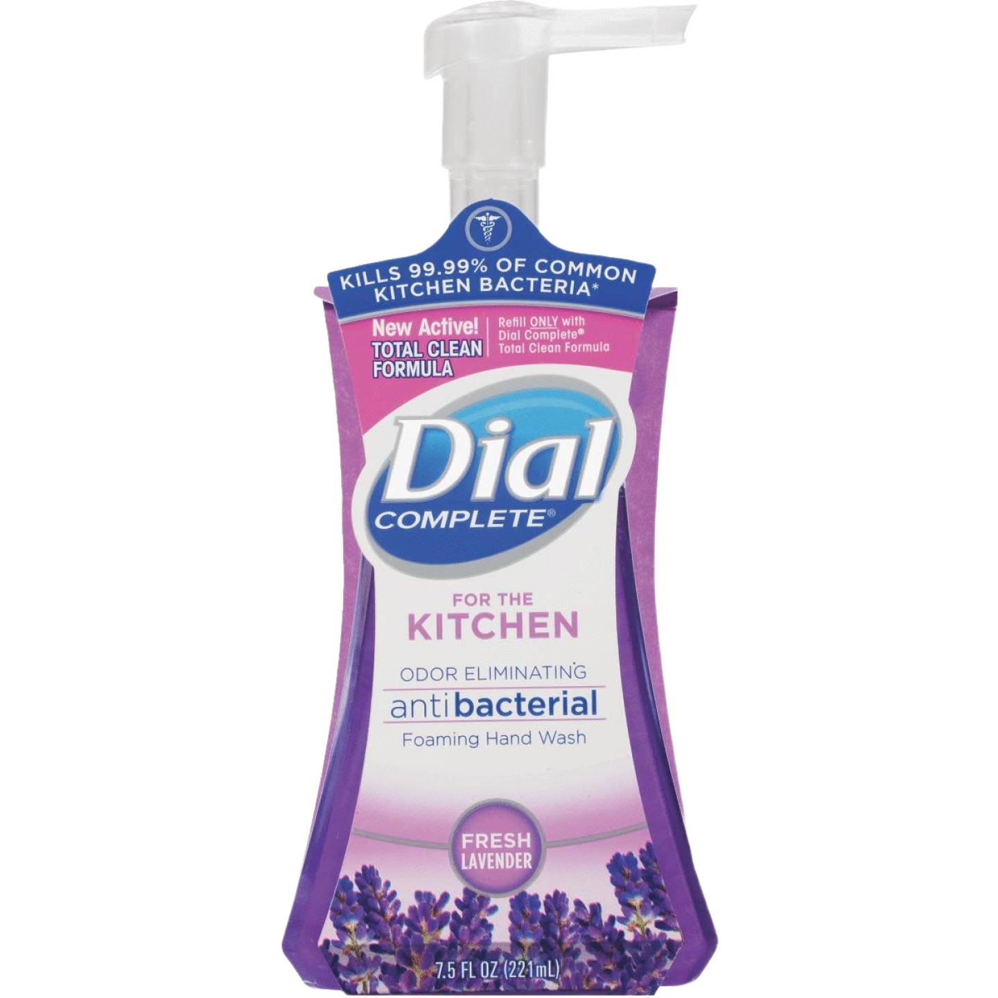 Plastic bottle of lavender-scented antibacterial foaming hand wash in Health & Beauty collections under $25