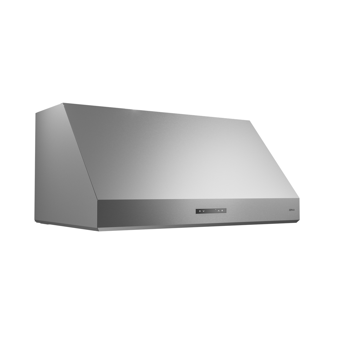 Modern stainless steel under cabinet range hood with digital controls for kitchen and home improvement appliances collection