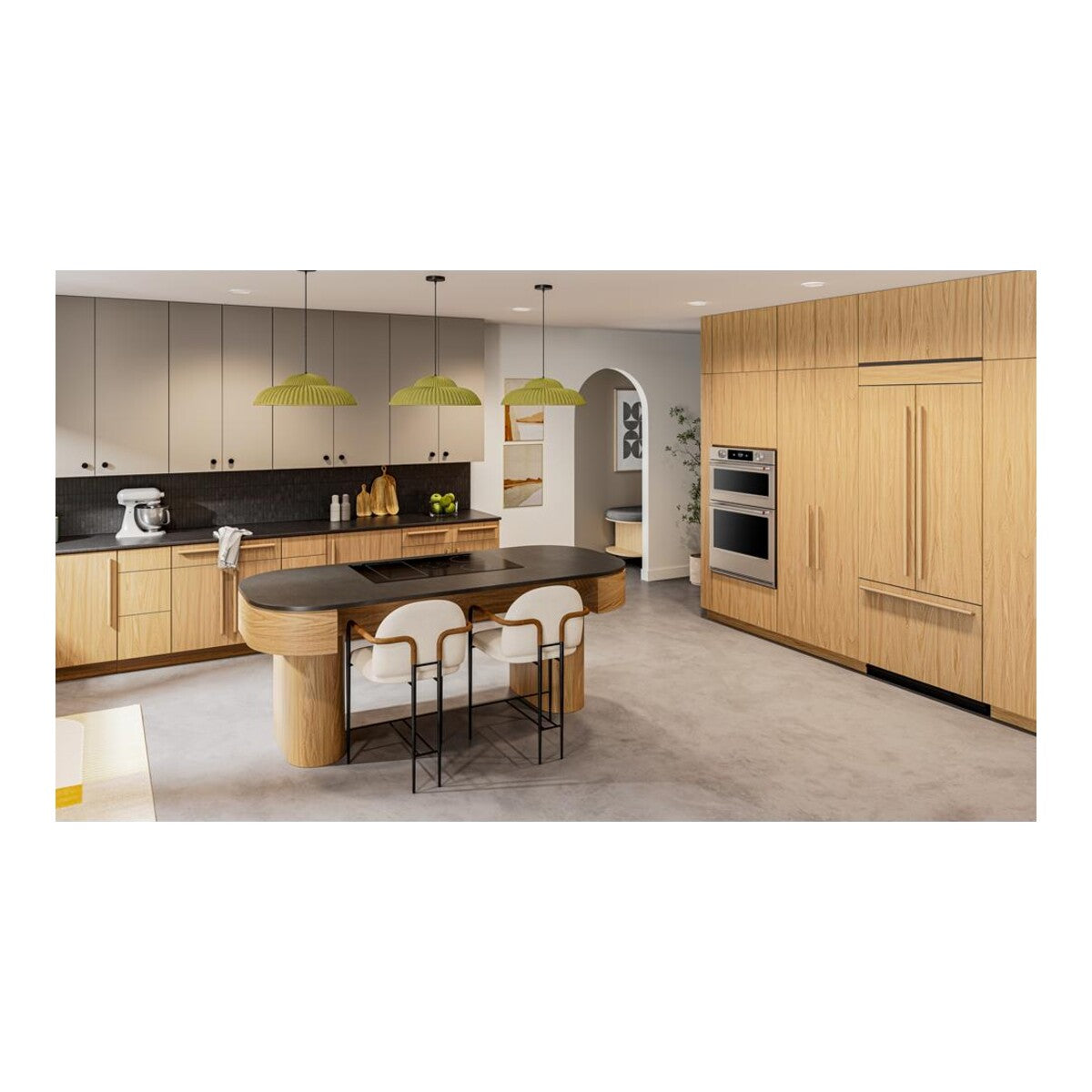 20.8 Cu. Ft. 36-Inch Built-In Panel-Ready French Door Refrigerator with Signature Platinum Interior