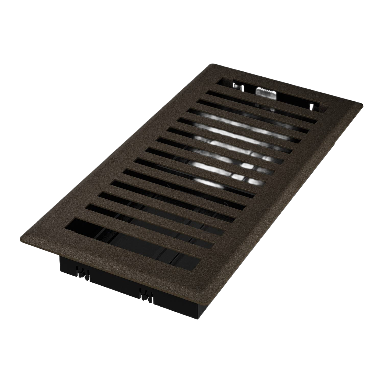 Bronze age solid steel floor register with adjustable vent for durable home plumbing and ventilation under $50 collection