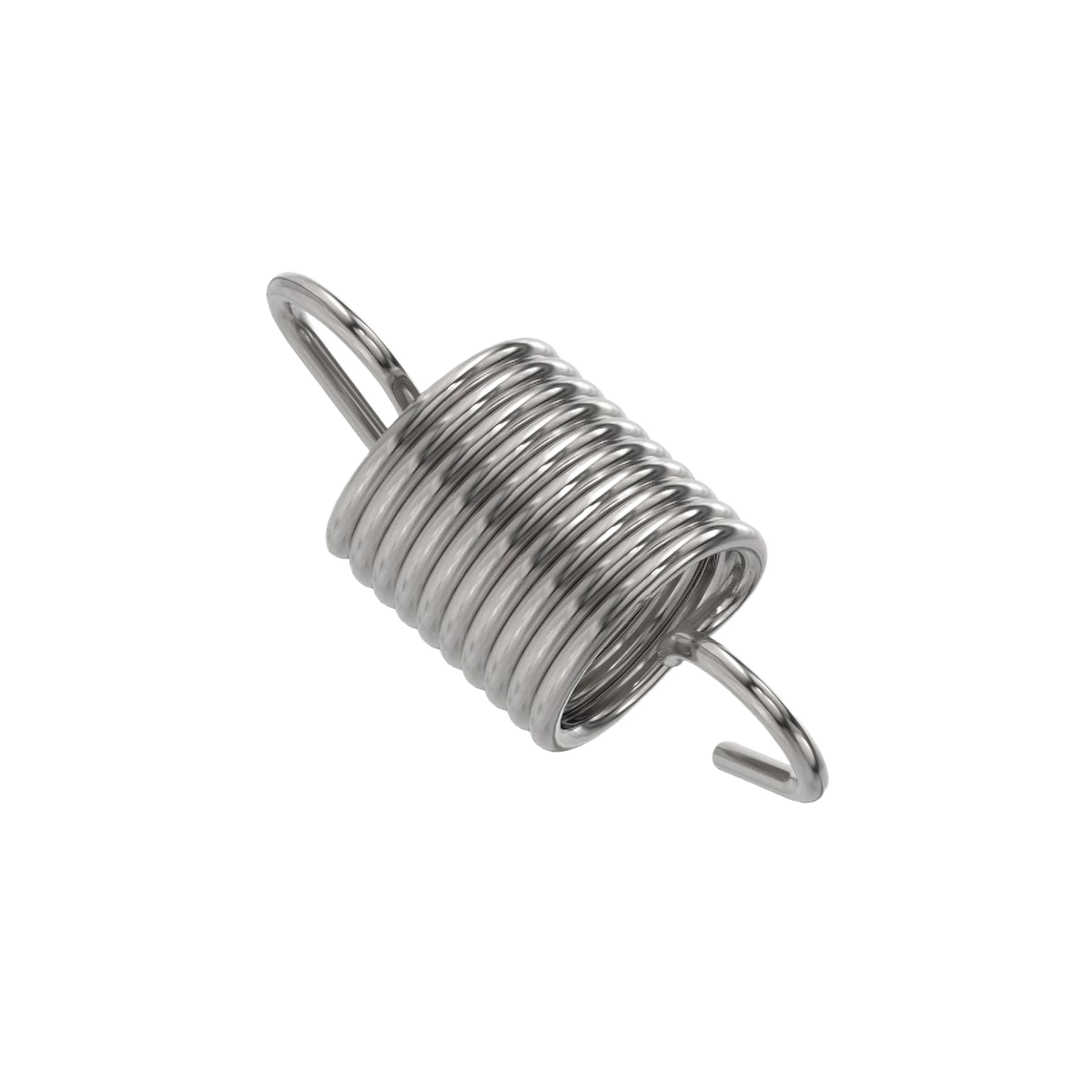 Coiled metal extension spring with hooks on both ends for John Deere parts and hardware under $50 collection