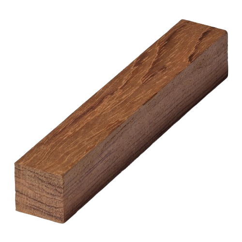 Dense Bubinga pen blank with rich rosewood grain, ideal for woodworking tools and home improvement projects under $50.