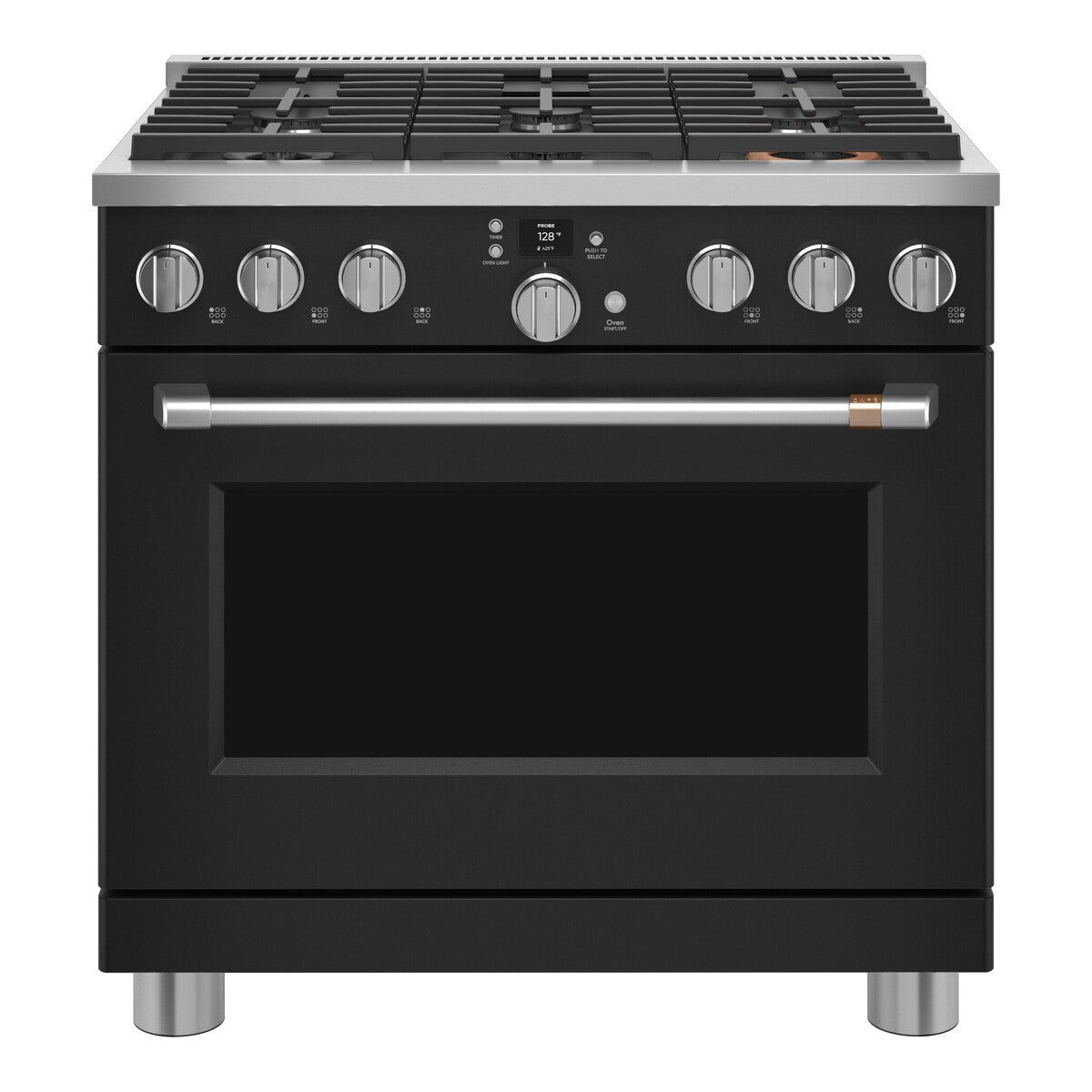 CAFÉ™ 36" Smart Dual-Fuel Commercial-Style Range with 6 Burners (Natural Gas)