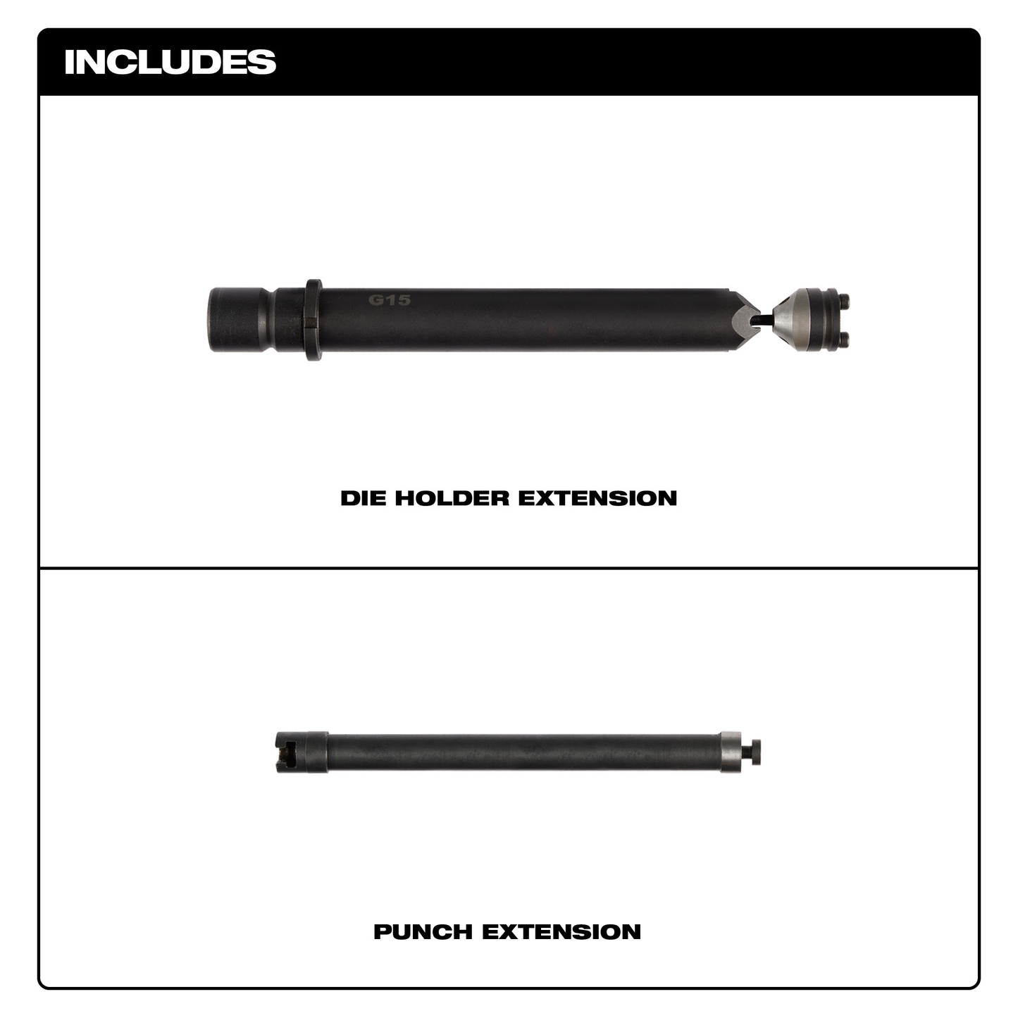 Milwaukee M12 FUEL™ 16 ga Nibbler Die Holder Extension