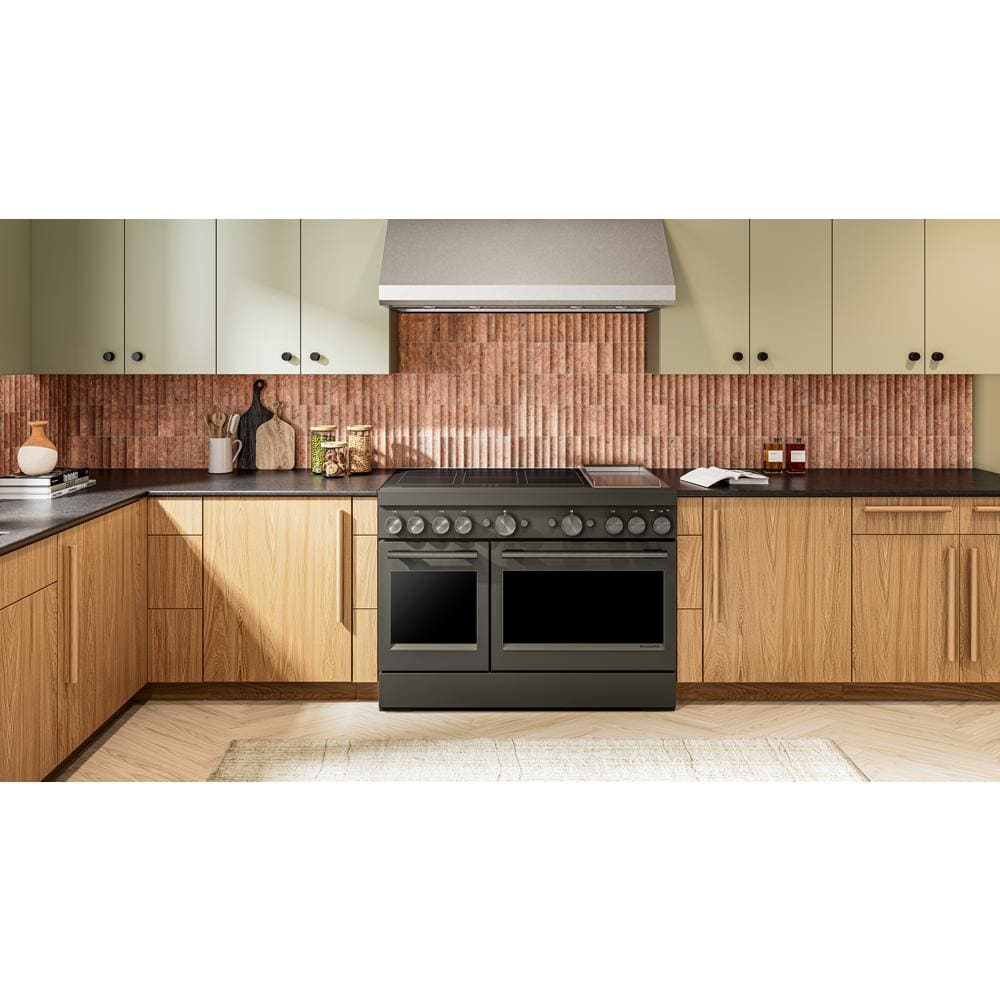 48-Inch 6-Element Induction Freestanding Commercial-Style Range with Griddle
