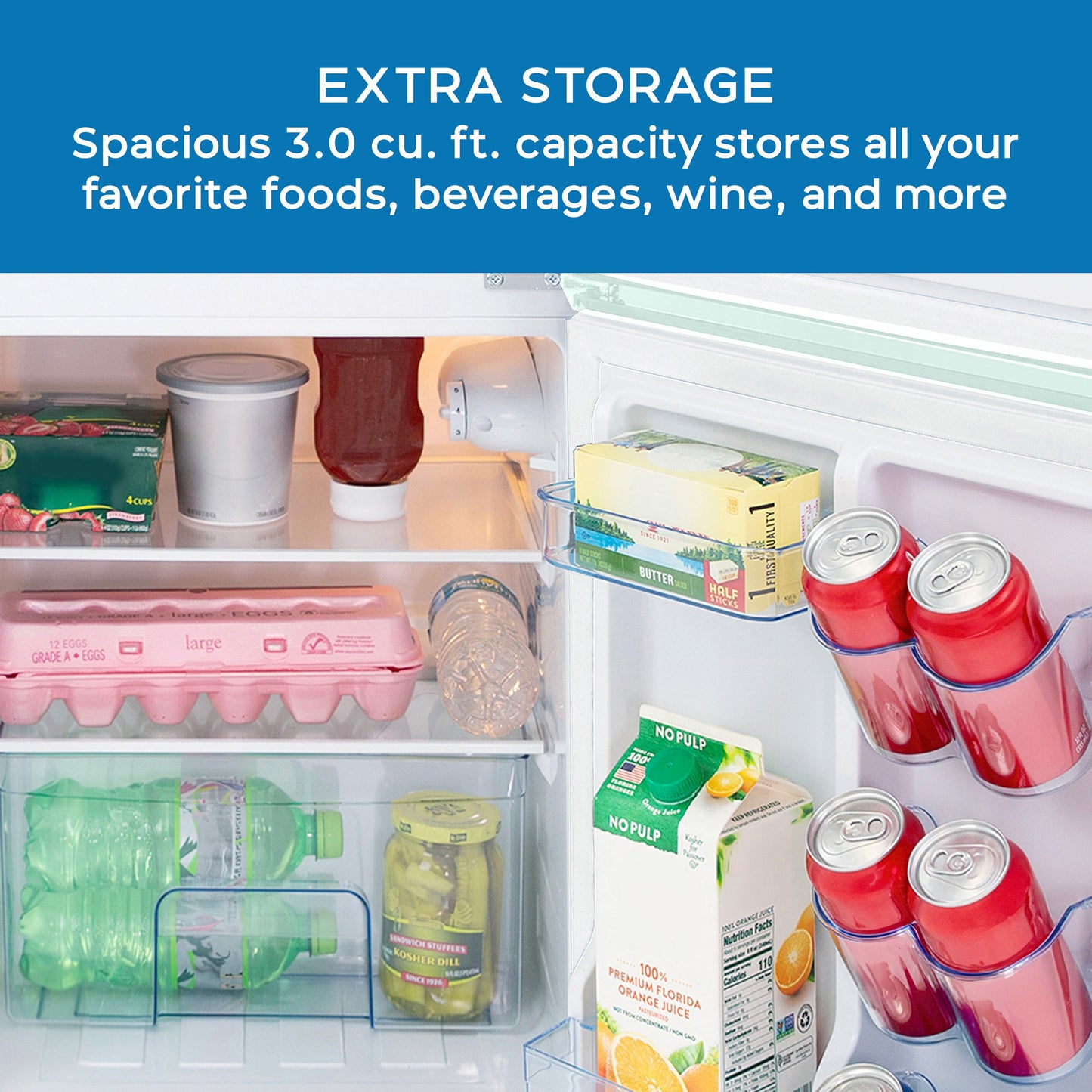 Avanti 3.0 Cu. Ft. Retro Compact Refrigerator - Seafoam Green