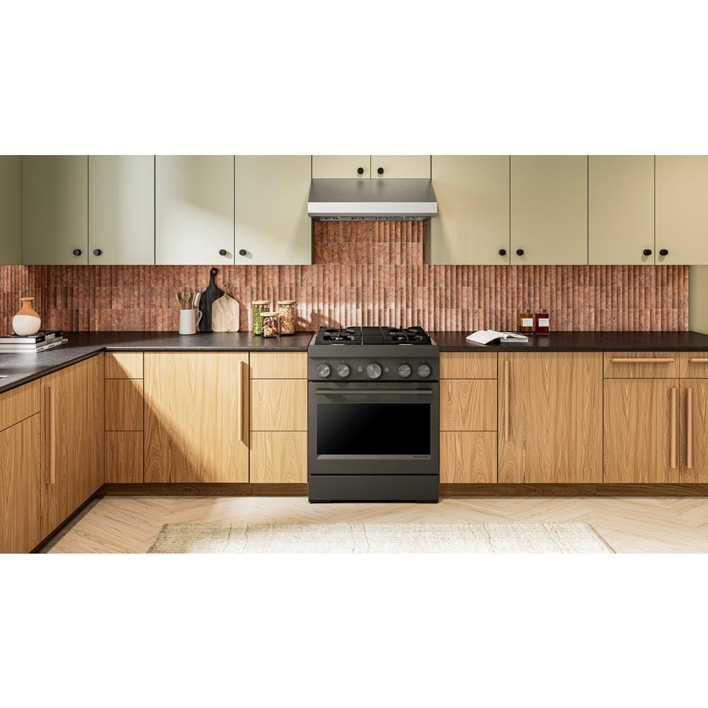 30-Inch 4 Burner Commercial-Style Dual Fuel Range with No Preheat Air Fry Mode