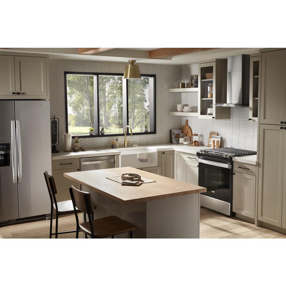 36-inch Wide Side-by-Side Refrigerator - 25 cu. ft.