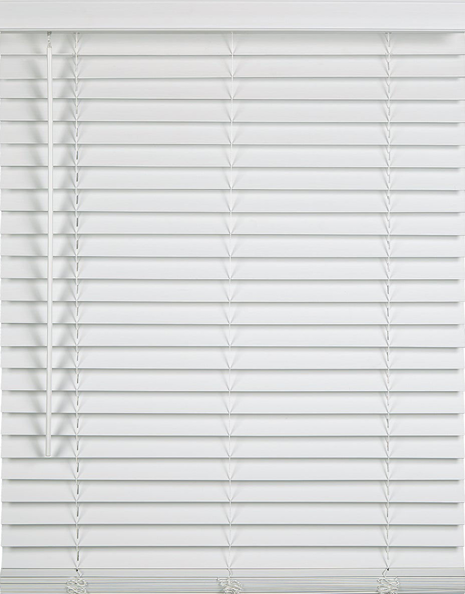 Home Impressions White Faux Wood Cordless Blind 32x64