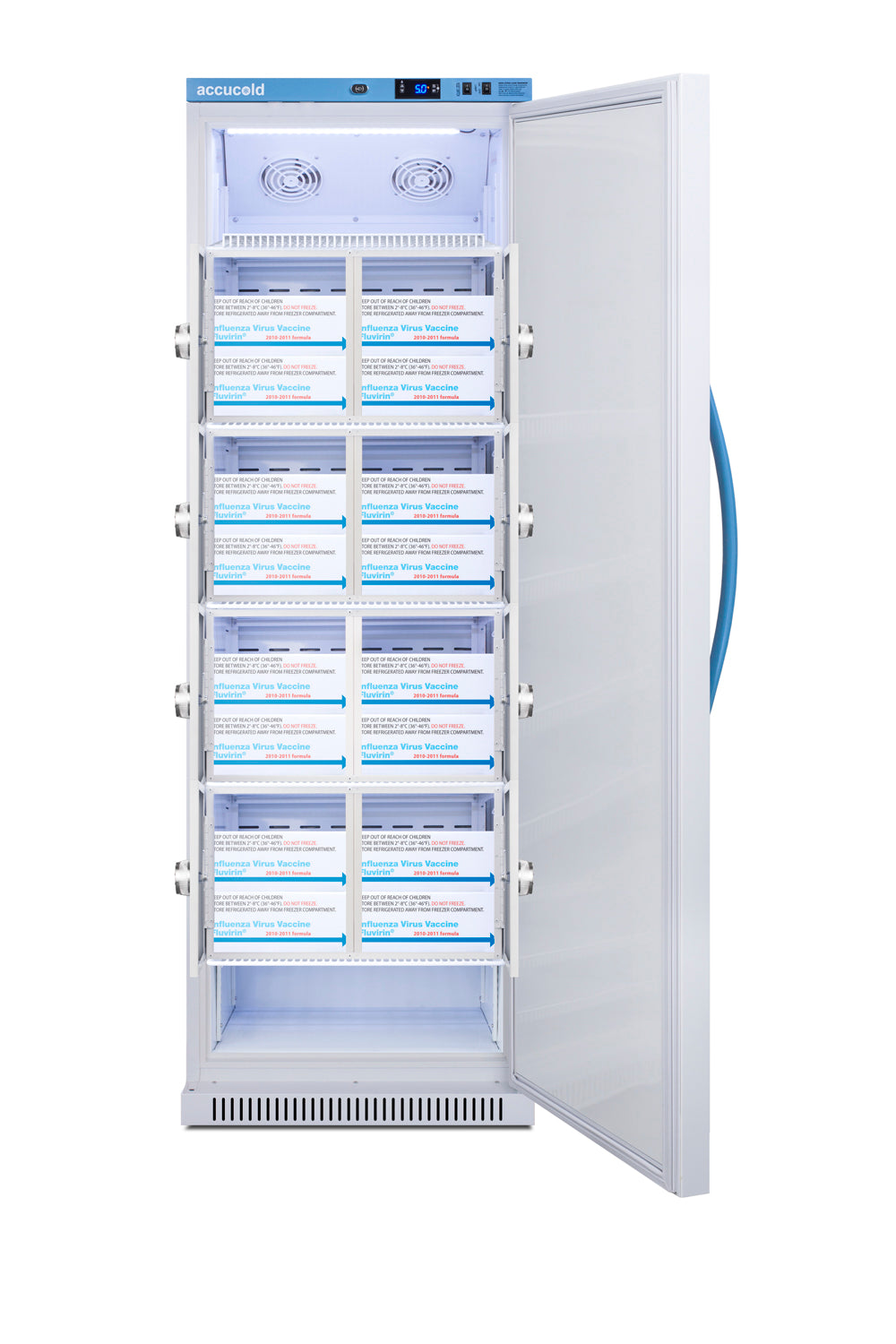 15 Cu.Ft. Upright Vaccine Refrigerator with Interior Lockers