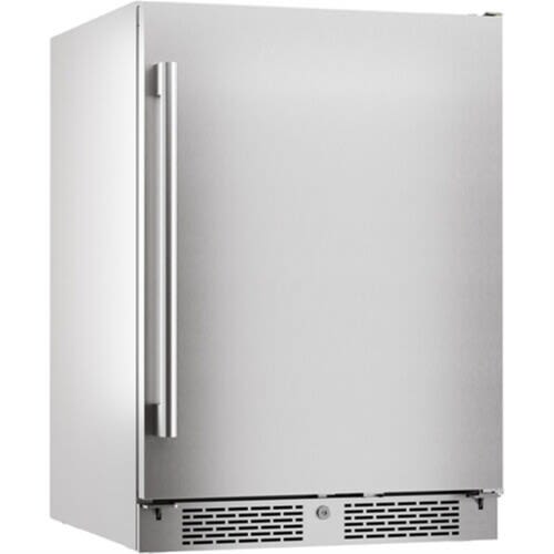 24-inch wide stainless steel outdoor beverage center with sleek handle in Refrigerators and Kitchen & Kitchenware collections