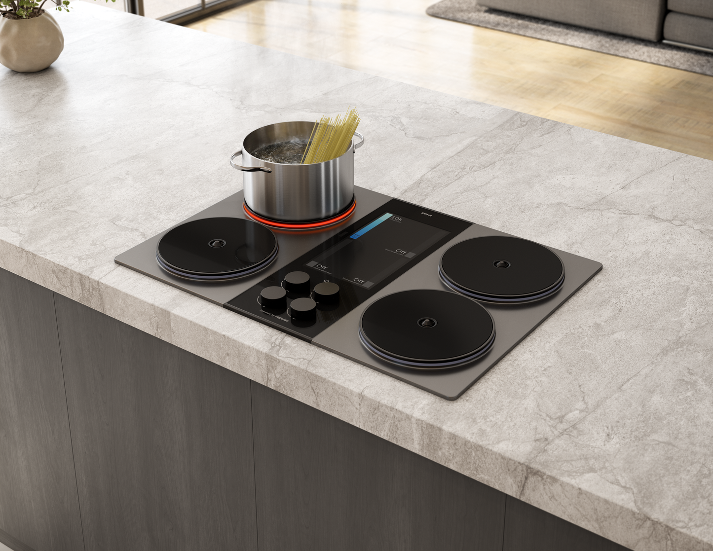 HyperCore Induction Cooktop, 36in, Charcoal, Requires Battery