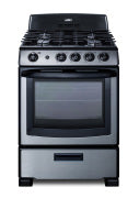 24" Wide Gas Range