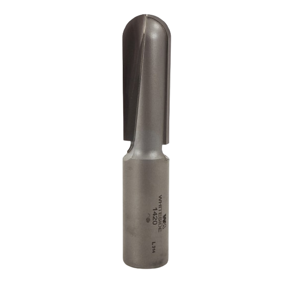 Whiteside Core Box router bit with 3/4 in. shank, carbide cutting edge for woodworking and home improvement tools.