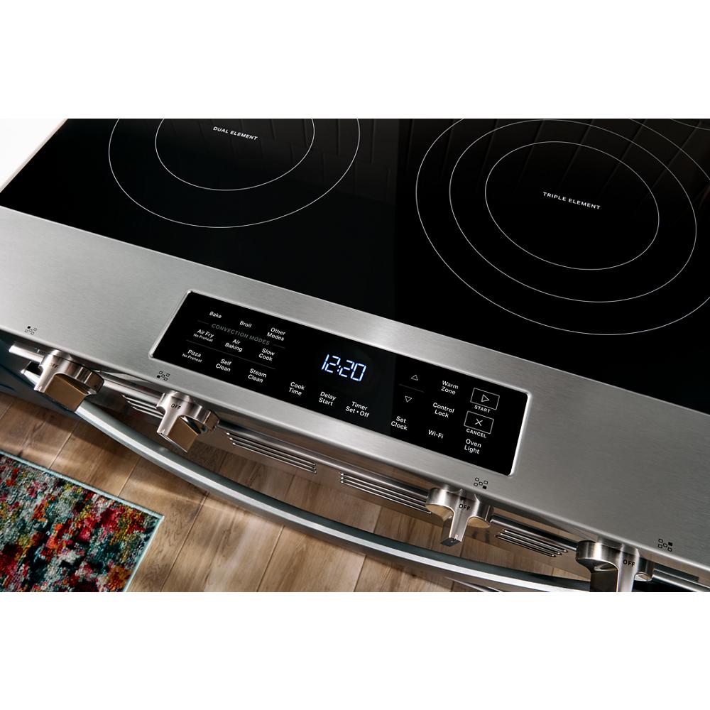30-inch Electric Smart Range with Air Cooking Technology
