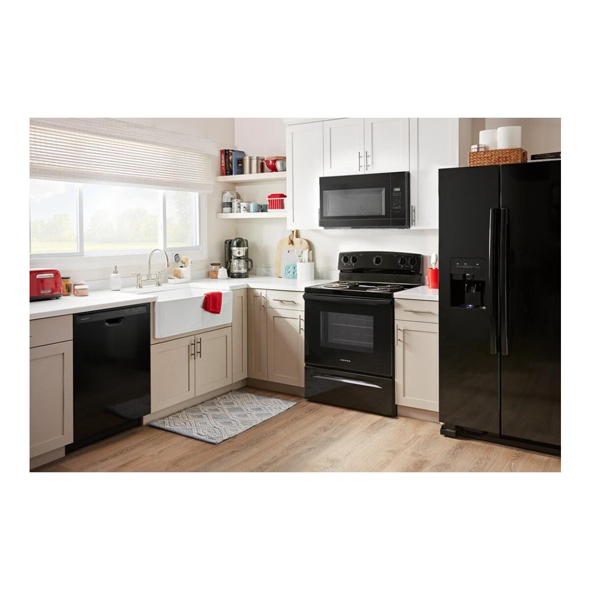 36-inch Wide Side-by-Side Refrigerator with Dual Pad External Ice and Water Dispenser - 25 Cu. Ft.