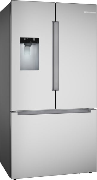 100 Series, French Door Bottom Mount Refrigerator, 36'', Stainless steel (with anti-fingerprint), Total No Frost