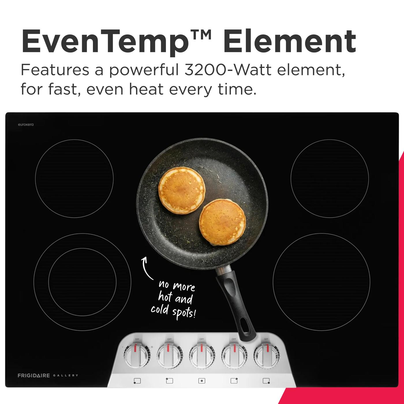 30" Electric Cooktop