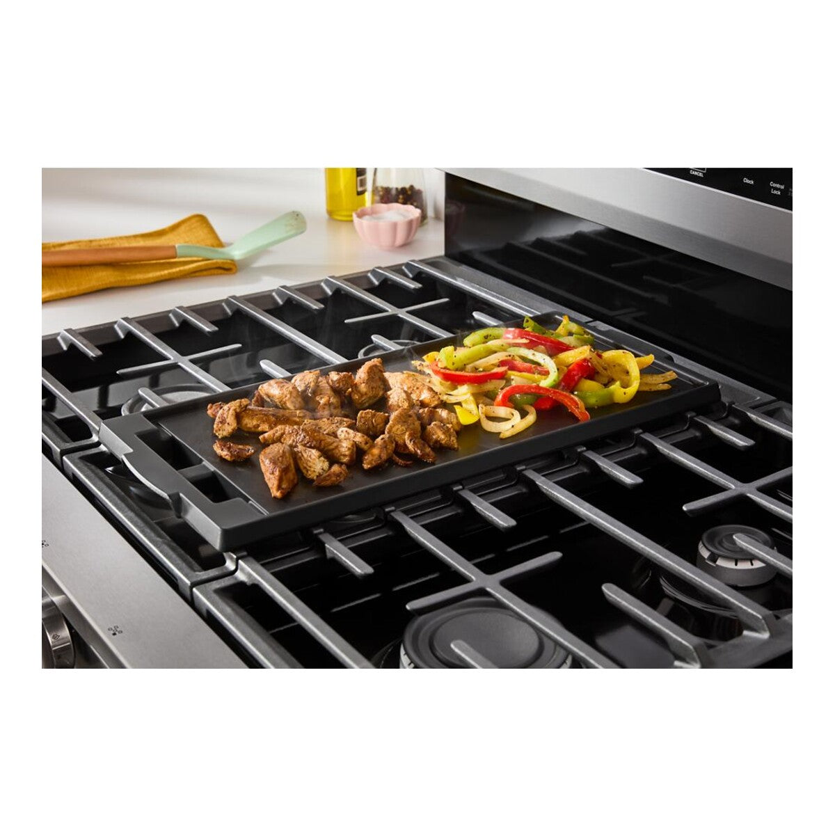 30-inch Gas Range with Air Cooking Technology, No Preheat Air Fry and Air Baking and Self Clean